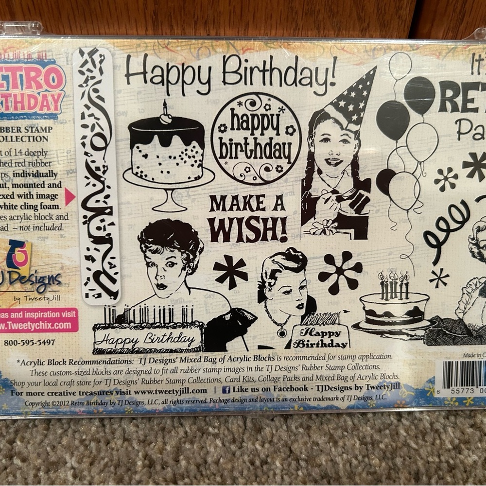 Retro inspired Stamp Sets - Picture 5 of 5